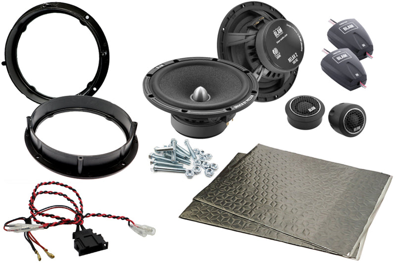 VW, Seat, Skoda, 165mm (6.5 Inch) complete speaker upgrade fitting kit