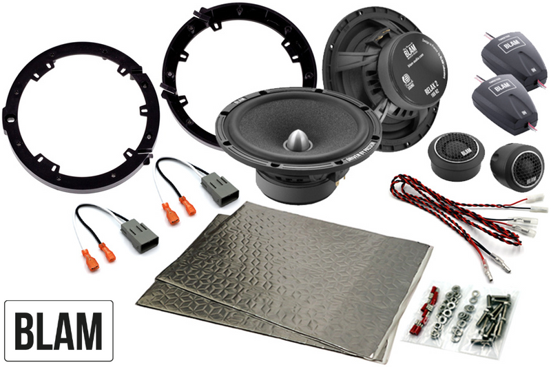Honda Accord, Civic, CR-V, CR-Z, HR-V 165mm (6.5 Inch) complete BLAM speaker upgrade fitting kit