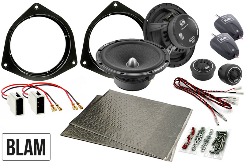 Toyota Alphard, Auris, Hilux 165mm (6.5 Inch) complete BLAM speaker upgrade fitting kit
