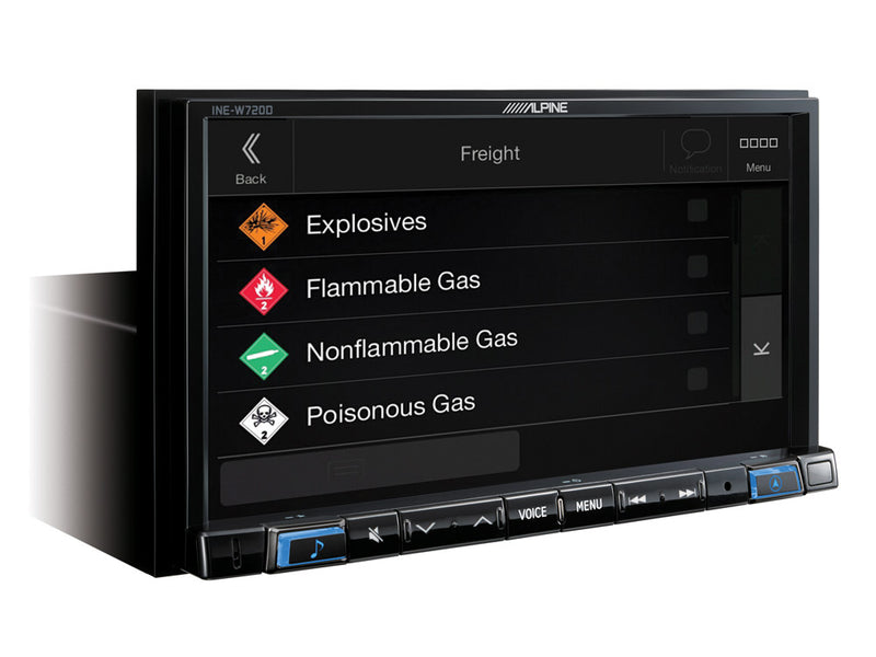 Alpine 7" Touch Screen Camper Navigation with CarPlay and Android Auto - INE-W720DC by Alpine - CarAudioStuff