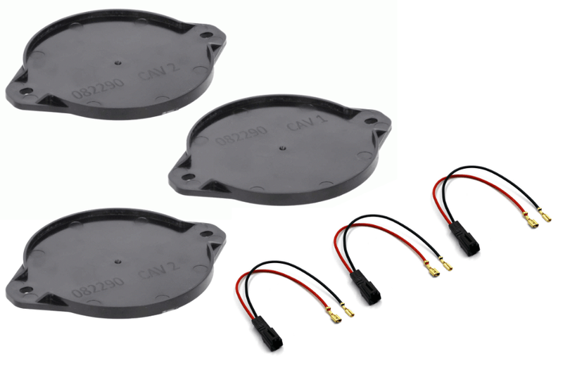 Tesla Model S and X 65mm dashboard speaker upgrade fitting kit