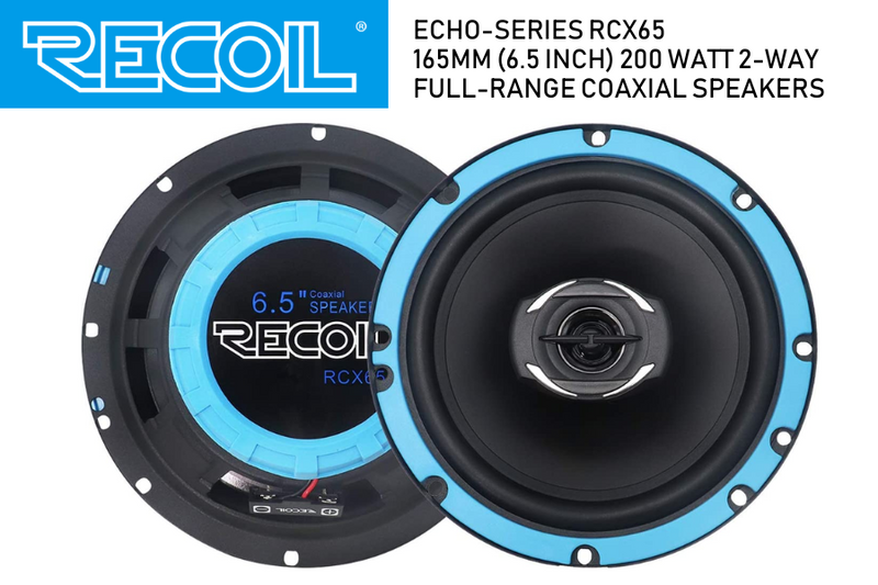 Ford Fiesta, Focus, Ranger, Transit 165mm (6.5 Inch) RECOIL coaxial speaker upgrade fitting kit
