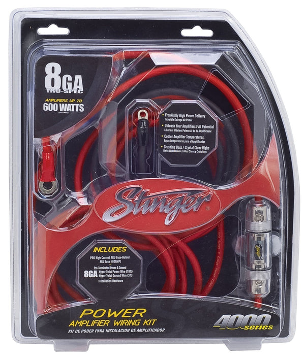 Stinger - 8GA Power Wiring Kit SK4281 by Connects2 - CarAudioStuff