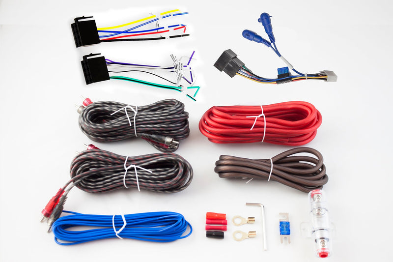 RetroSound® 8 Gauge 4 Channel Amplifier Wiring Kit Kit AK-4 by Retrosound - CarAudioStuff