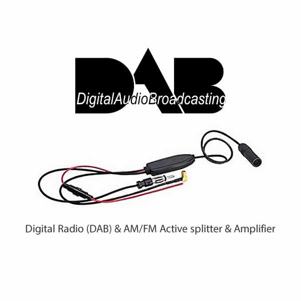 Digital Radio (DAB) & AM/FM Active splitter with Amplifier by CAS - CarAudioStuff