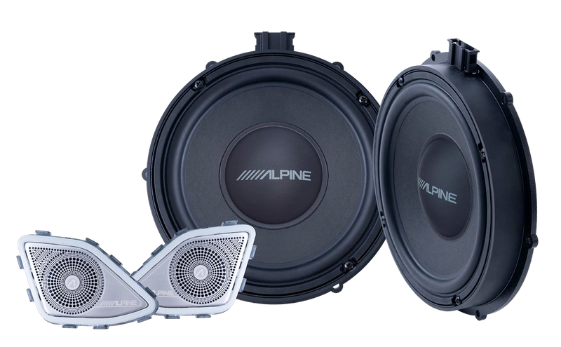 Alpine Adventure VW Upgrade Front Speaker Set for Volkswagen T6 SPC-108T6 by Alpine - CarAudioStuff