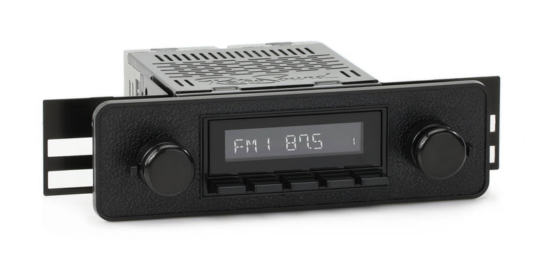 San Diego Classic DAB Car Radio All Black Euro Classic Style Radio Bluetooth AUX USB