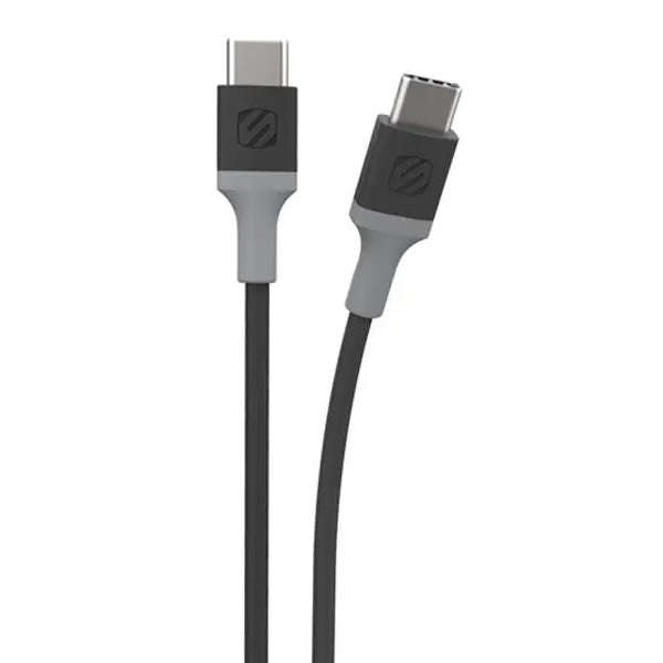 Scosche  CC4BY-SP Type C to Type C - charge and sync cable Black by Scosche - CarAudioStuff