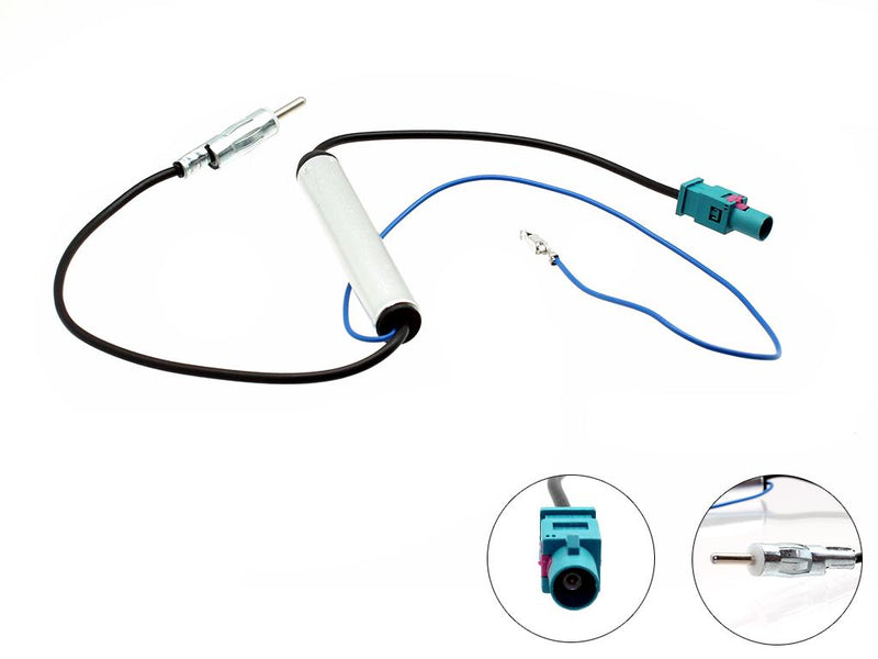 Connects2 Fakra to DIN Antenna Adapter With Phantom Power Supply - CT27AA14 by Connects2 - CarAudioStuff