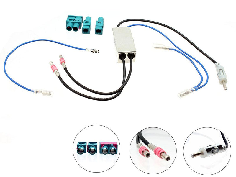 Connects2 Twin Fakra - DIN Antenna Adapter Kit - CT27AA76 by Connects2 - CarAudioStuff