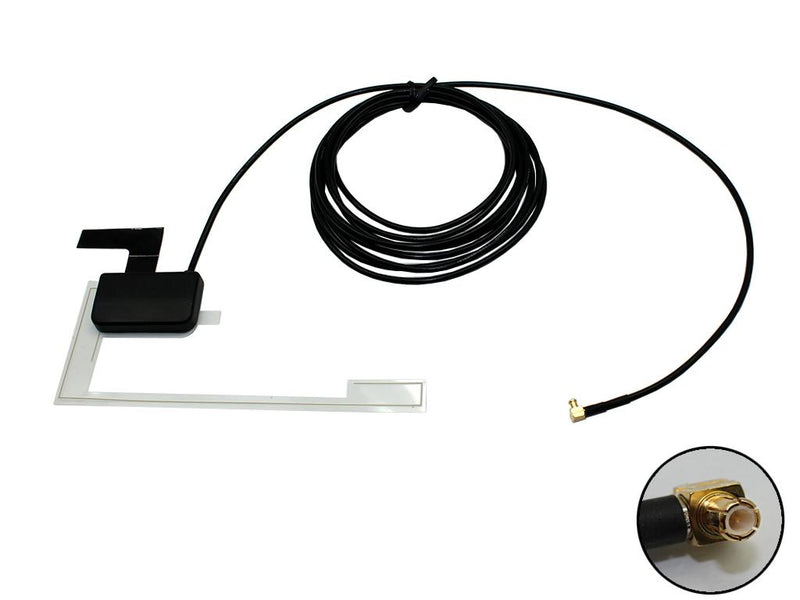 Connects2 CT27UV85 - DAB Glass Mount Antenna LHD 5V with MCX connector by Connects2 - CarAudioStuff
