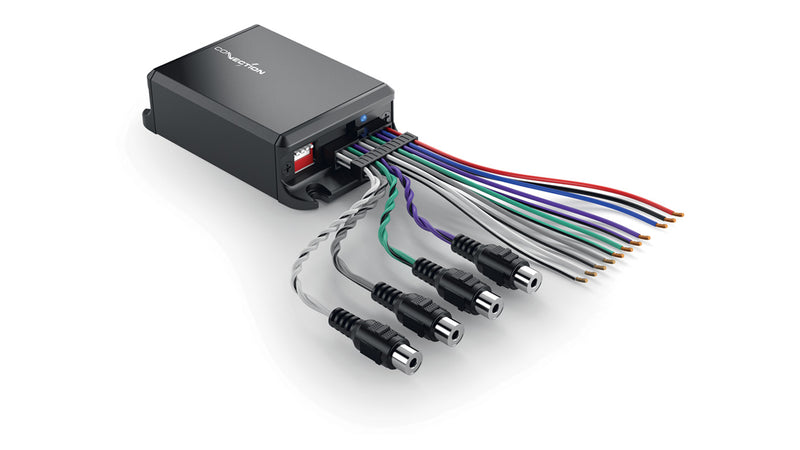 Connection Sonus 4 Speaker level to RCA Line Output Converter - SLI 4.2