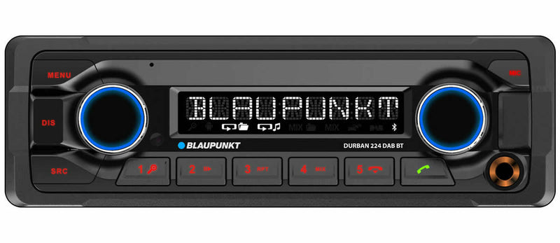 Blaupunkt DURBAN 224DAB BT Bluetooth 24v Truck Heavy Duty Radio USB Handsfree by Blaupunkt - CarAudioStuff