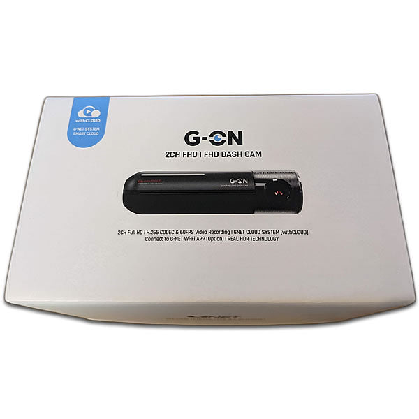 G-ON-2CH DashCam 2 Channel, 32GB, WiFi, GPS, Hard Wire
