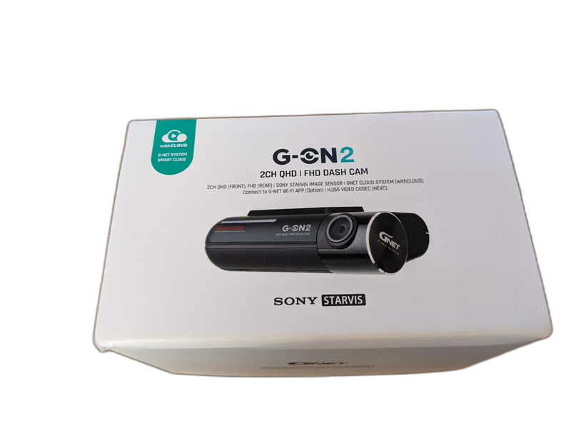 G-ON2-2CH Dash Camera 2 Channel 64GB WiFi Dongle, External GPS, Hard Wire