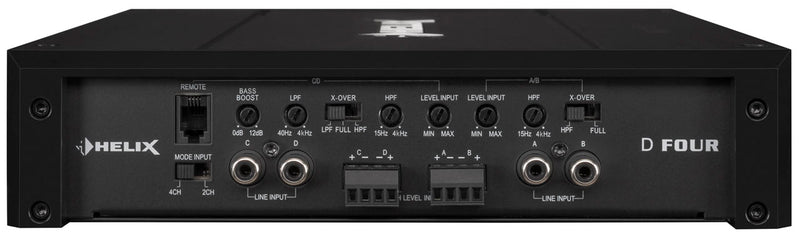 Helix 4-channel amplifier D FOUR