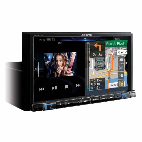 Alpine 7" Touch Screen Camper Navigation with CarPlay and Android Auto - INE-W720DC by Alpine - CarAudioStuff