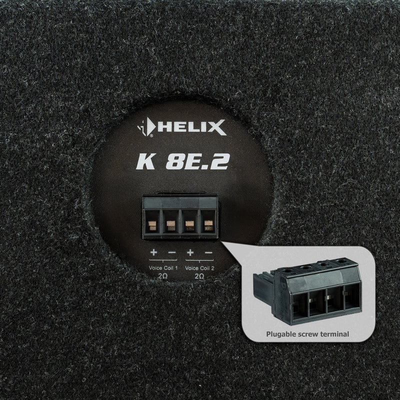 Helix K 8E.2 Compact Enclosure Subwoofer