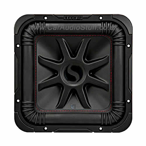 L7R 10" Square Dual Voice Coil Subwoofer - 2 Ohm by Kicker by Kicker - CarAudioStuff