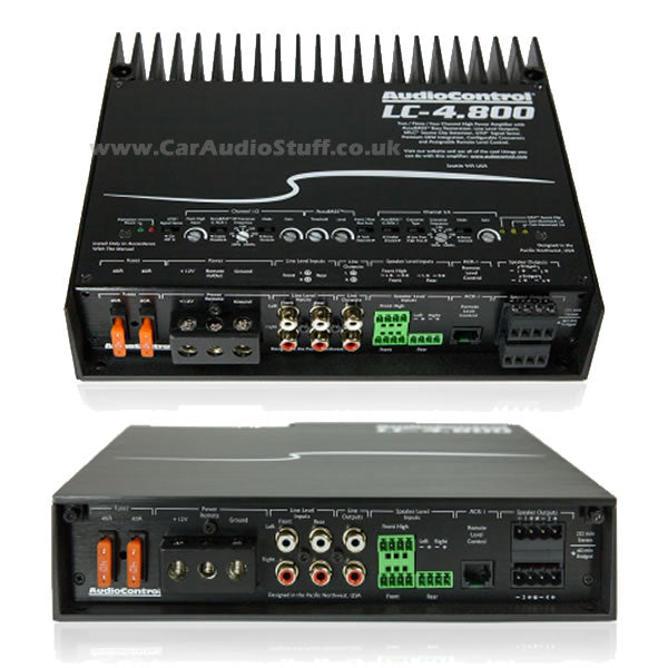 AudioControl LC-4.800 high or low-level input 4-channel amplifier by AudioControl - CarAudioStuff