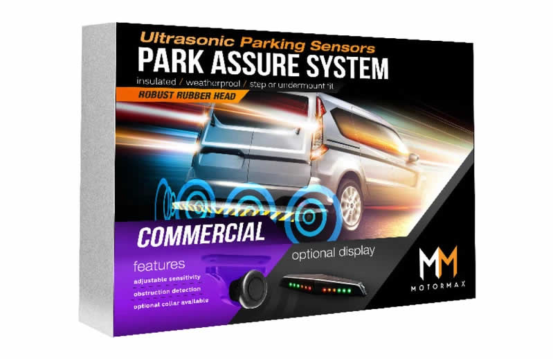 Commercial under mount double engage parking sensors by Motormax - CarAudioStuff