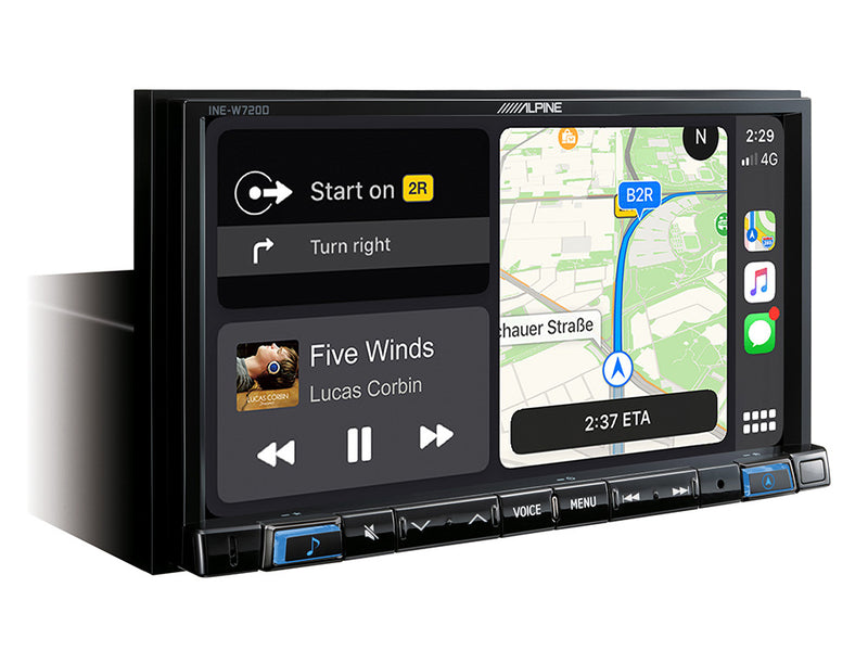 Alpine 7" Touch Screen TomTom Navigation with CarPlay and Android Auto - INE-W720D by Alpine - CarAudioStuff