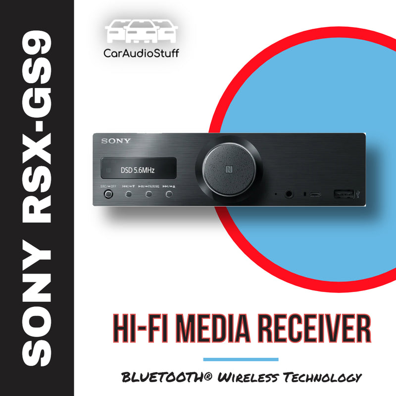 Sony Audiophile Hi-Res Media Receiver with Superb Sound Quality RSX-GS9 by Sony - CarAudioStuff