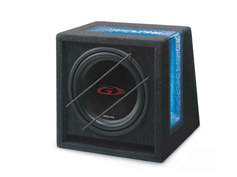 Alpine 10" Ready to use Bass Reflex Boxed Passive Subwoofer - SBG-1044BR by Alpine - CarAudioStuff