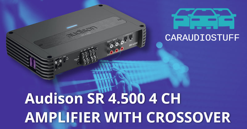 Audison 4 Channel Stereo Amplifier with Crossovers SR4.500 by Audison - CarAudioStuff