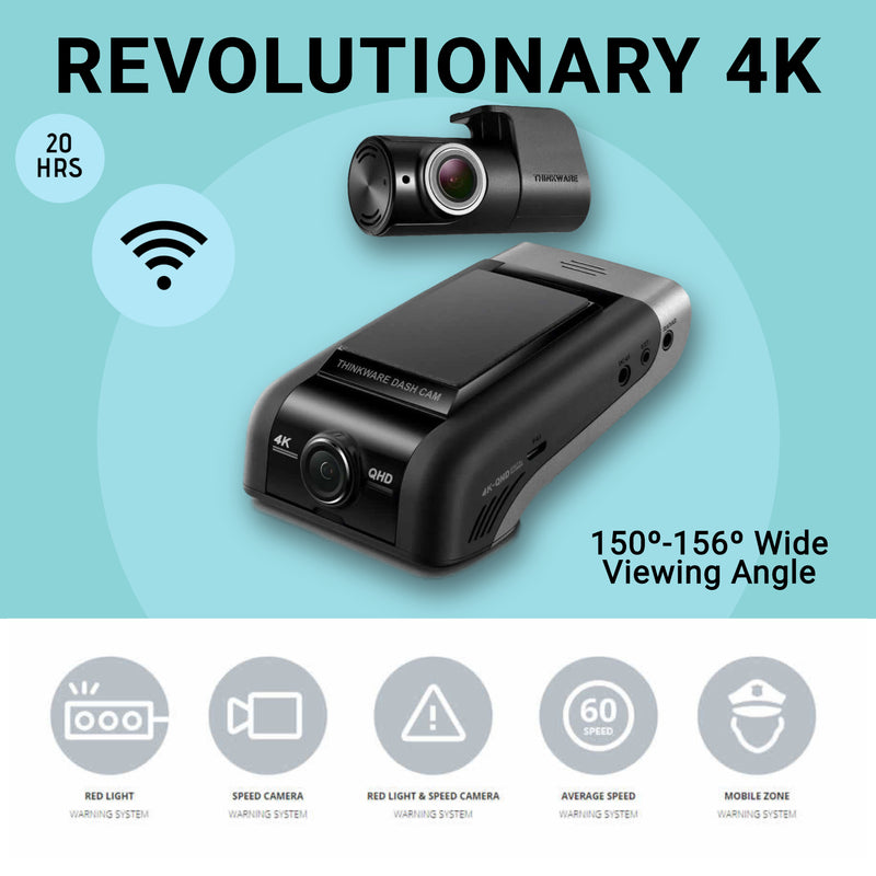 Thinkware U1000 The Revolutionary 4K DASH CAM front & Rear by Thinkware - CarAudioStuff