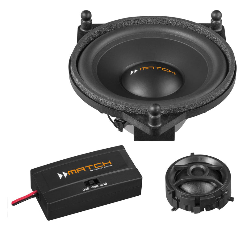 Match Upgrade 2-Way Component Speaker Set for Mercedes vehicles by Match - CarAudioStuff