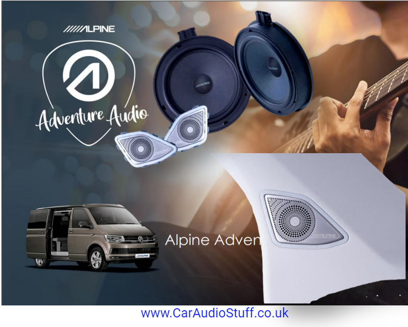 Alpine VW Upgrade Front Speaker Set for Volkswagen T6.1 SPC-106T61 by Alpine - CarAudioStuff