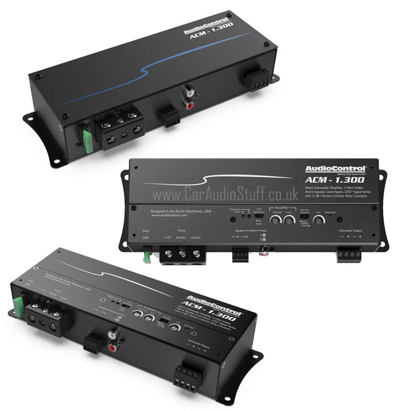 AudioControl ACM-1.300 monoblock micro amplifier with accubass by AudioControl - CarAudioStuff