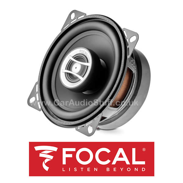 Focal Auditor 4 inch (10cm) 2-Way Coaxial Speaker set with Grilles - RCX-100 by Focal - CarAudioStuff