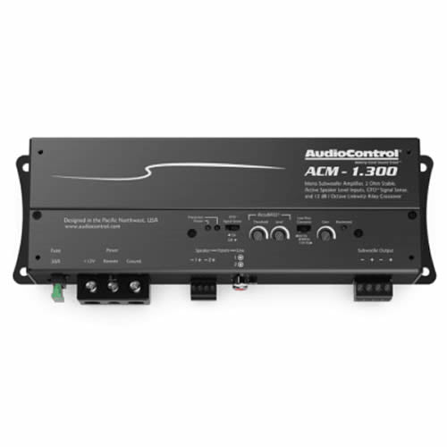 AudioControl ACM-1.300 monoblock micro amplifier with accubass by AudioControl - CarAudioStuff