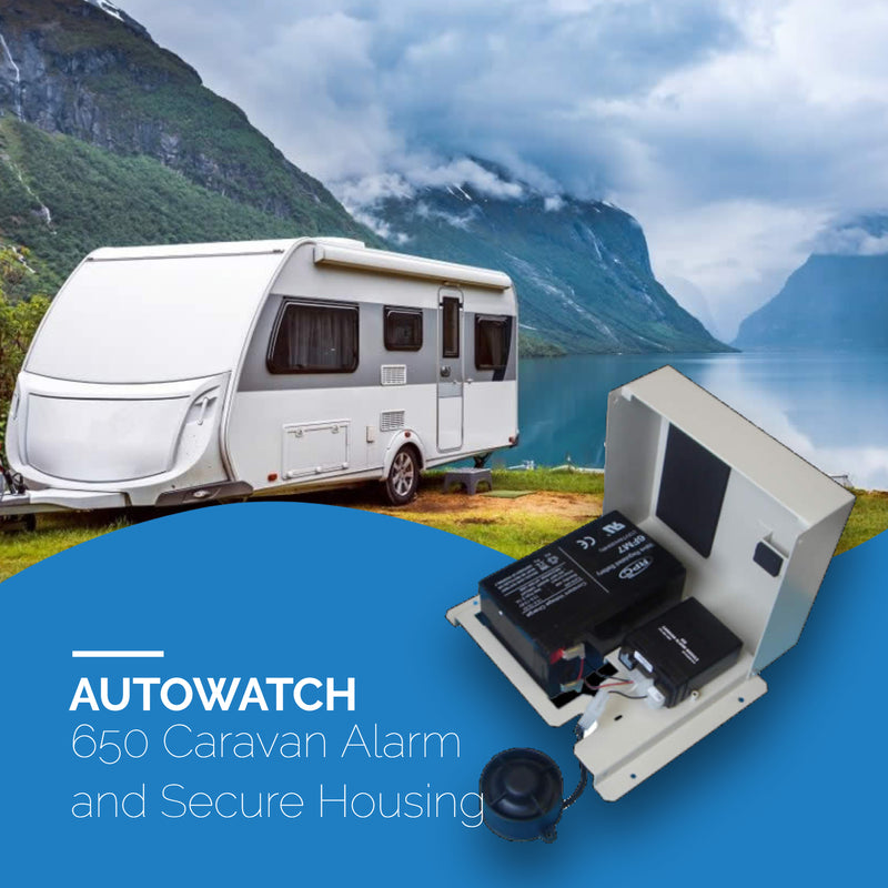 Autowatch 650 Caravan Alarm System with Wireless PIR, Leg Sensor and Secure Housing by Autowatch - CarAudioStuff