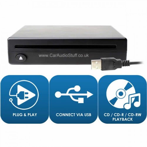 Plug and Play USB CD for Mitsubishi L200 2019 with Touch Screen Media System by Connects2 - CarAudioStuff