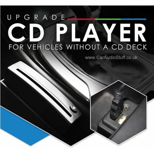 Plug and play USB CD player for vehicles without CD ADV-USBCD by Connects2 - CarAudioStuff
