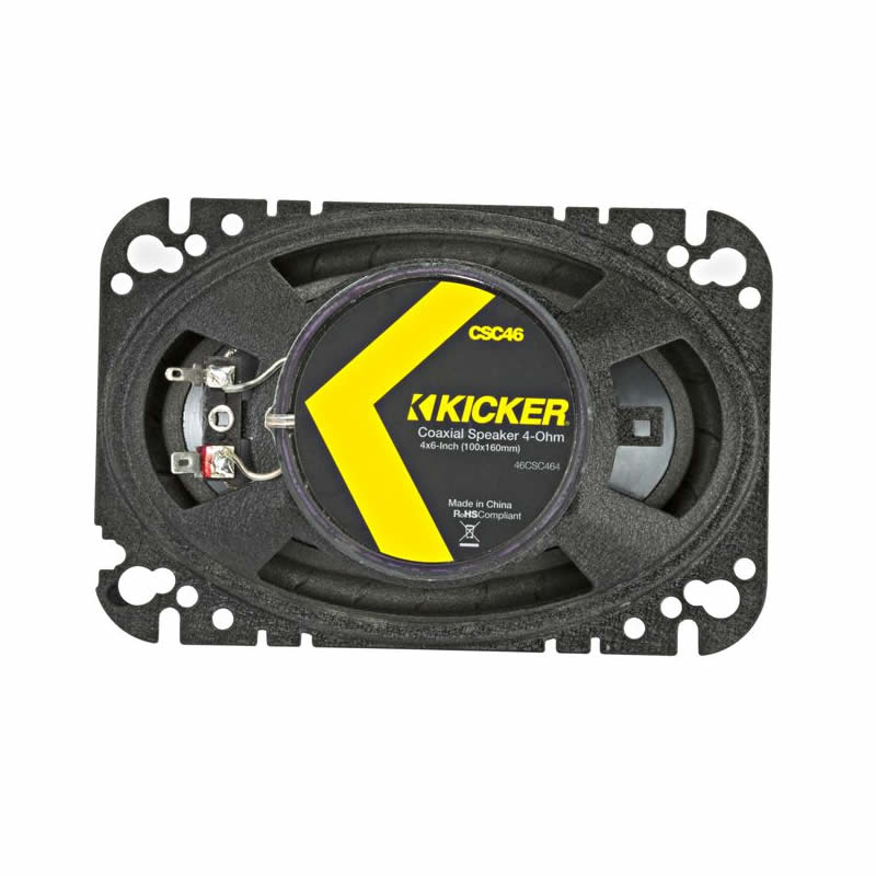 CS 4" x 6" (100 x 160 mm) coaxial speaker system by Kicker KA46CSC464 by Kicker - CarAudioStuff
