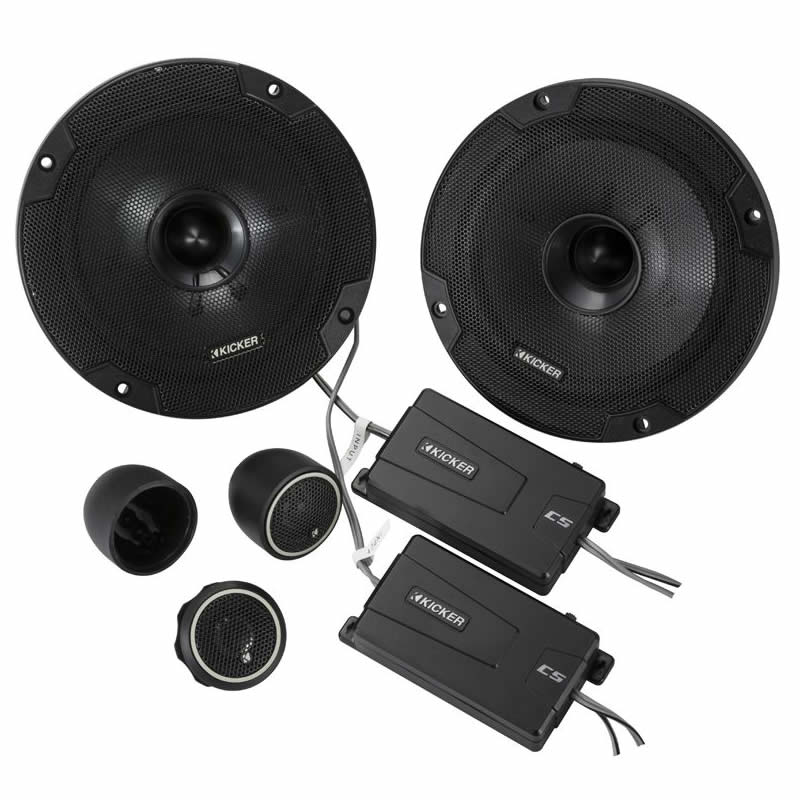 CS 6.5" (160 mm) Component Speaker System from KICKER KA46CSS654 by Kicker - CarAudioStuff