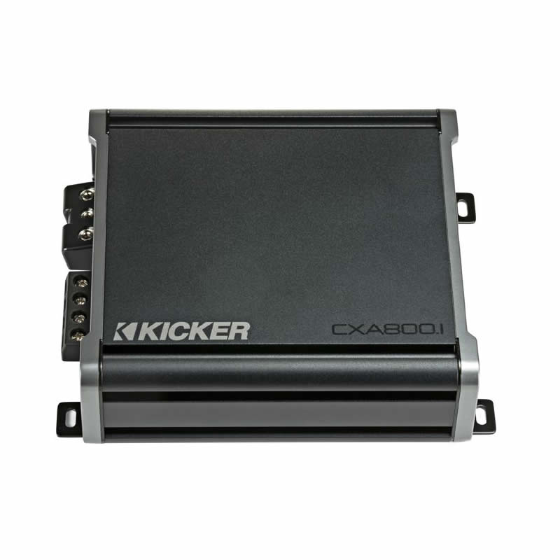 CX 800w Monoblock class d subwoofer amplifier from Kicker KA46CXA8001 by Kicker - CarAudioStuff