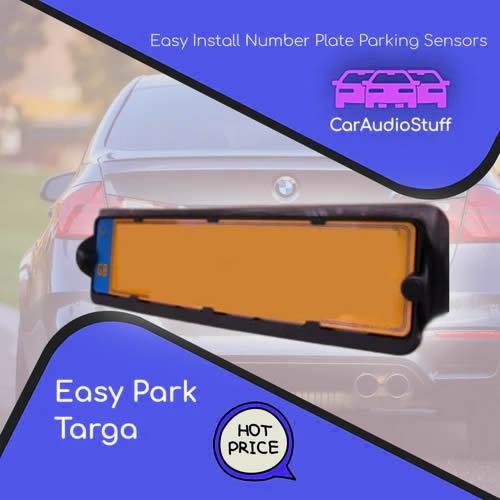 Meta Number plate Parking Sensors (Easy Park Targa) by Meta System - CarAudioStuff
