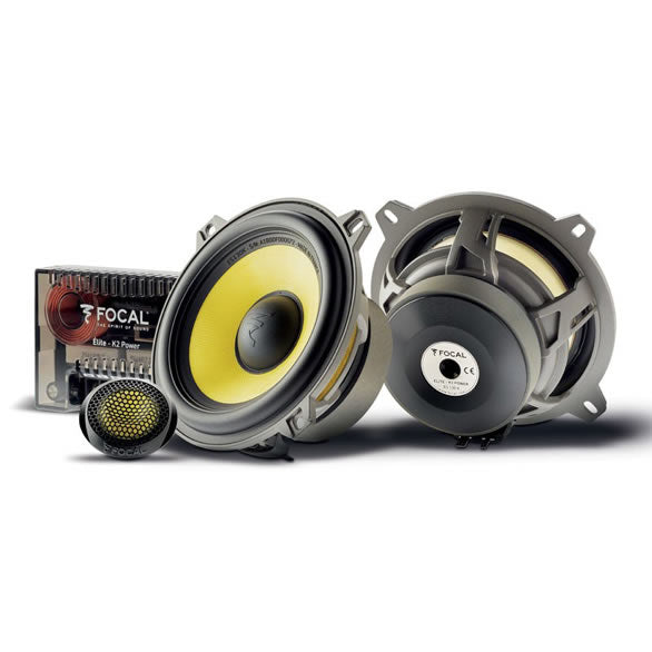 Focal K2 POWER 5.25 inch (13cm) 2-Way Coaxial Speaker set with Grilles - ES-130K by Focal - CarAudioStuff