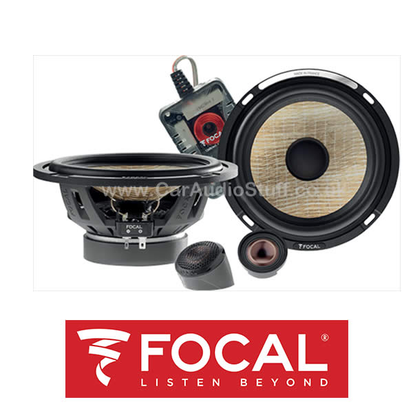 Focal Flax Evo 6.5'' (165mm) 2-Way slim mounting component Speaker set with Grilles - PS-165FSE by Focal - CarAudioStuff