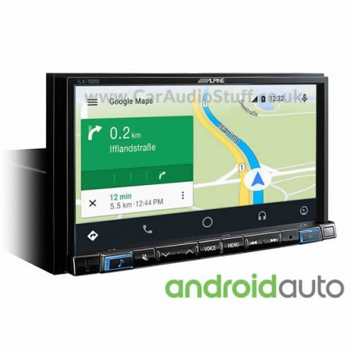 Alpine 7" Digital Media Station with CarPlay and Android Auto - iLX-702D by Alpine - CarAudioStuff