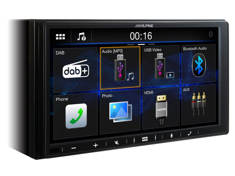 7” Digital Media Station, featuring DAB+ Radio, Apple CarPlay and Android Auto compatibility iLX-W690D by Alpine - CarAudioStuff