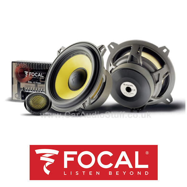 Focal K2 POWER 5.25 inch (13cm) 2-Way Coaxial Speaker set with Grilles - ES-130K by Focal - CarAudioStuff