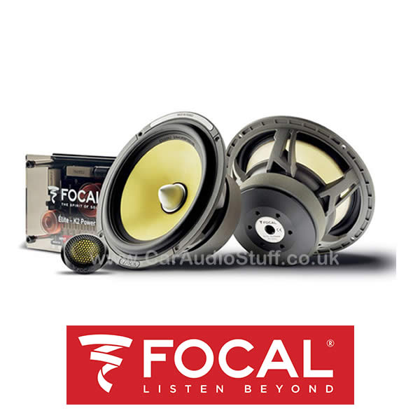 Focal K2 POWER 6.5 inch (16.5cm) 2-Way Coaxial Speaker set with Grilles - ES-165K2 by Focal - CarAudioStuff