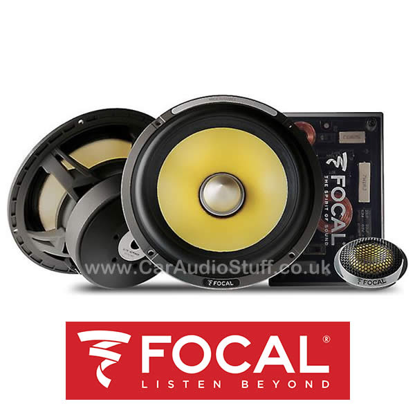 Focal K2 POWER 6.5 inch (16.5cm) 3-Way Coaxial Speaker set with Grilles - ES-165KX2 by Focal - CarAudioStuff