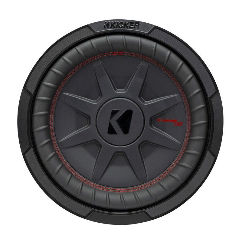 Comprt 10" Thin Profile Dual Voice Coil Subwoofer - 2 Ohm Kicker by Kicker - CarAudioStuff
